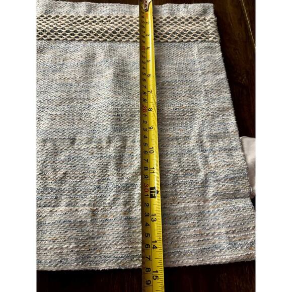 VTG 2 Panels Pinch Pleat Curtains Valance Blackout Soft Light Blue USA 24"x81" - Picture 9 of 16